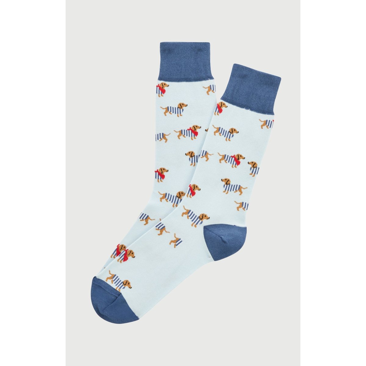 Chaussettes en coton imprimé Tobbie Bleu ice, ARTHUR