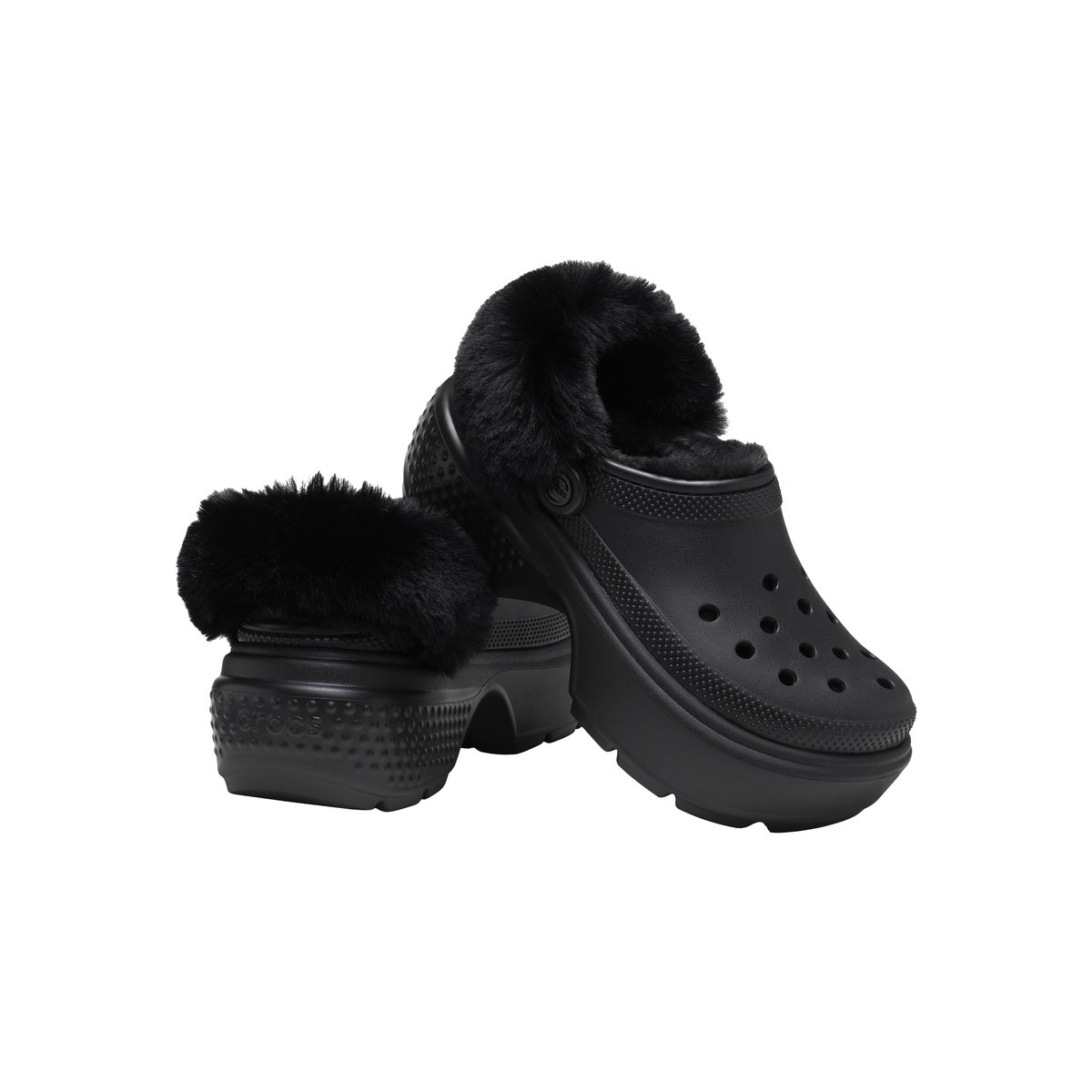 Sabots à Enfiler Stomp Lined Clog noir, CROCS