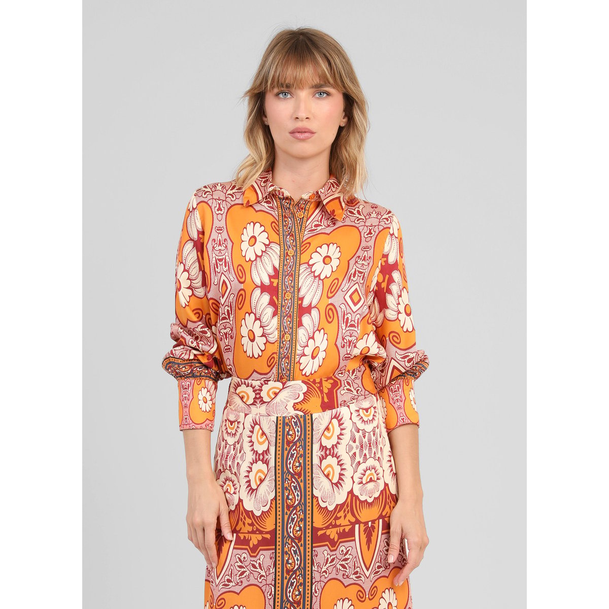 Chemise SARILANA vitali orange, AN'GE