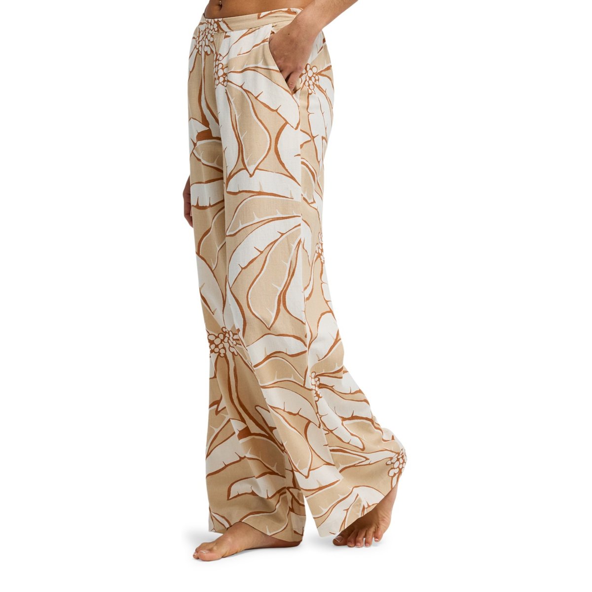 Pantalon taille élastique TROPIC BREEZE beige stone, BILLABONG