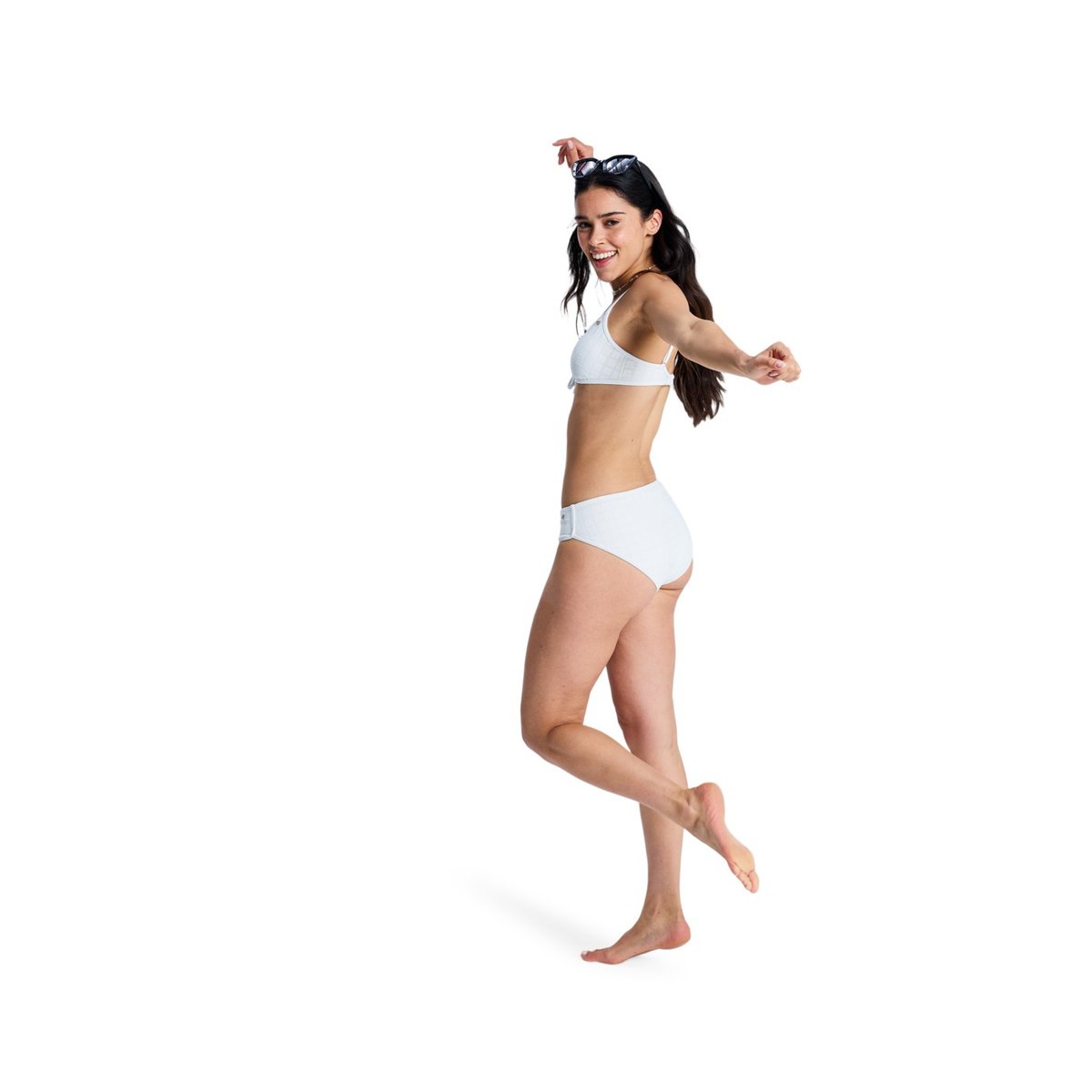 Bas de maillot de bain culotte bikini Shorty. blanc coconut milk, ROXY