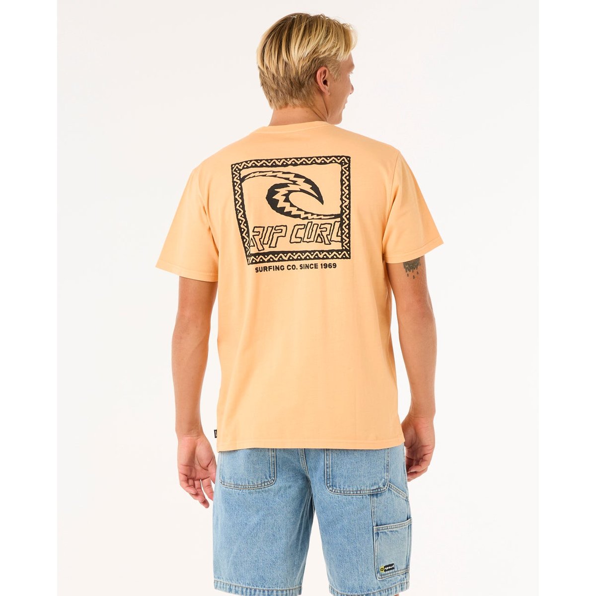 T-shirt RAW ENERGY TRAD TEE zeste de mandarine, RIP CURL