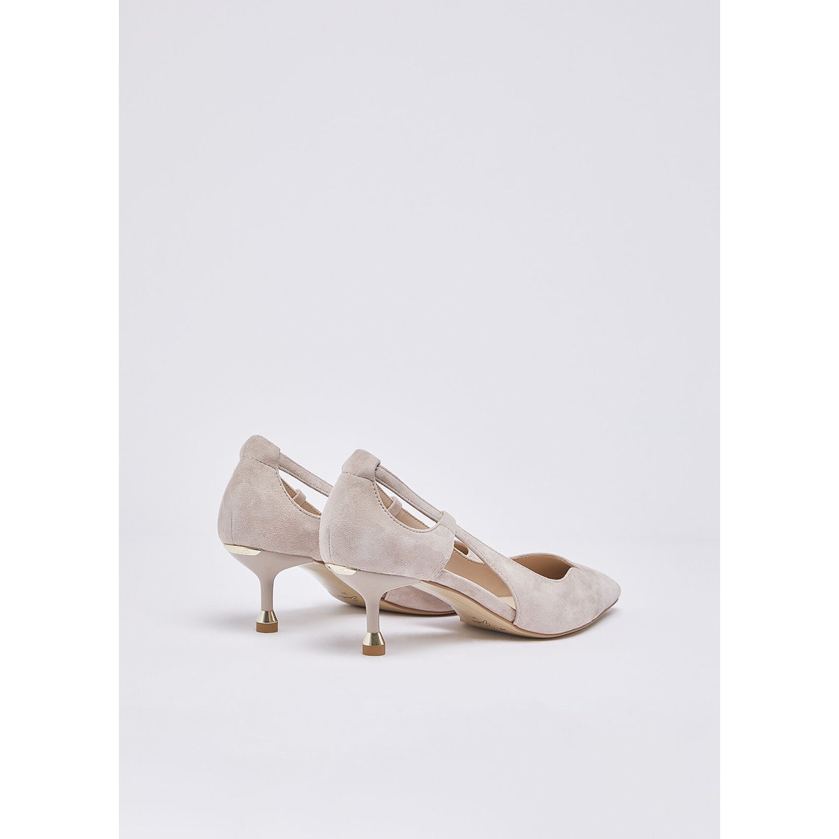 Escarpins en daim blanc, LIU JO