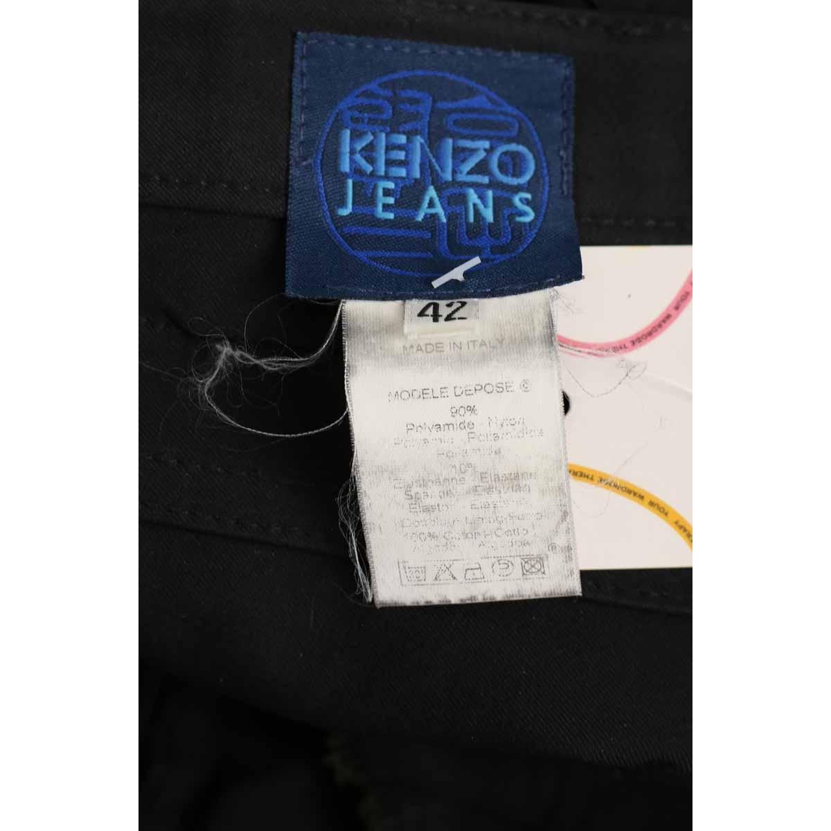 Pantalon droit - Très Bon État noir, KENZO