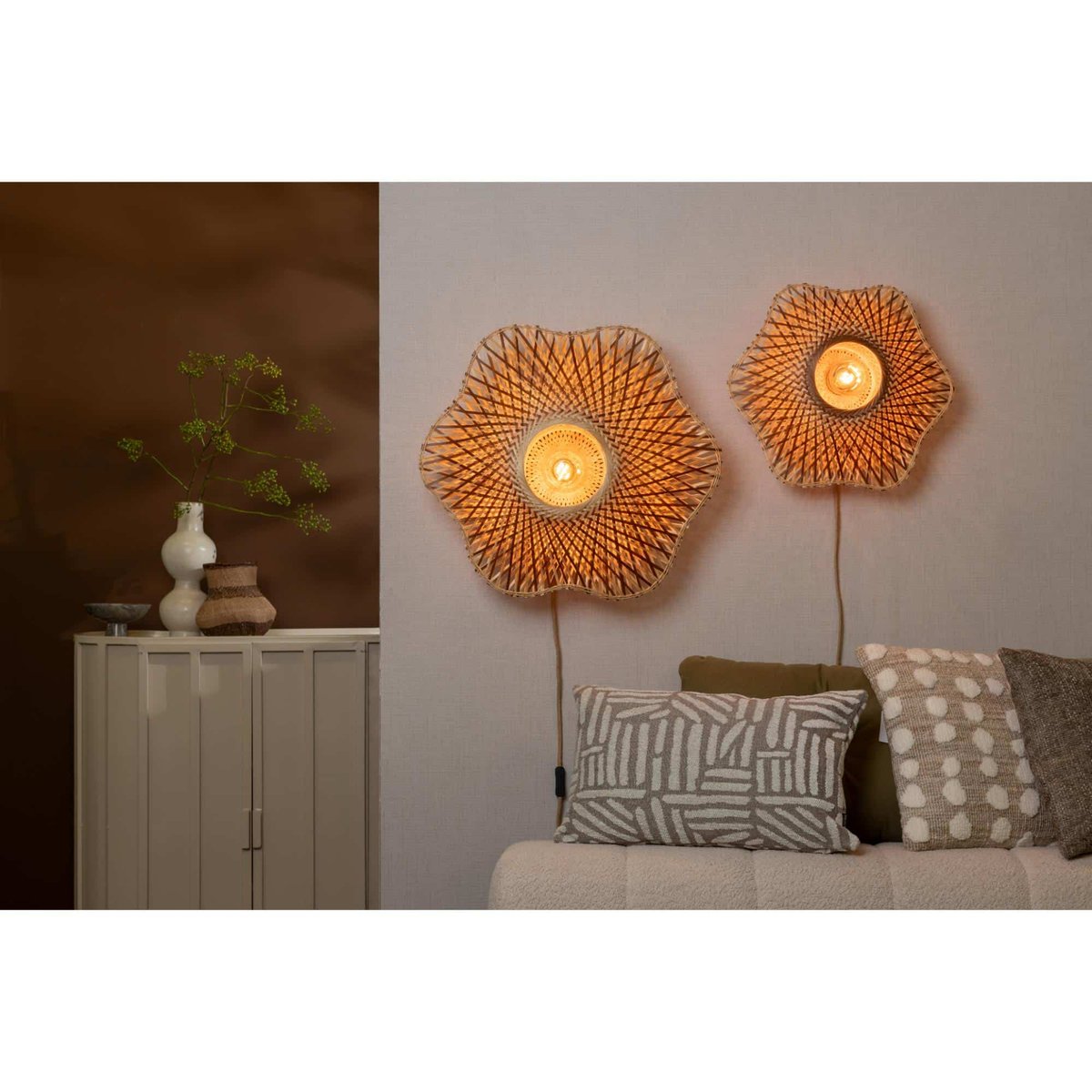 Lampe Suspendue Bambou MADURA brun, GOOD & MOJO