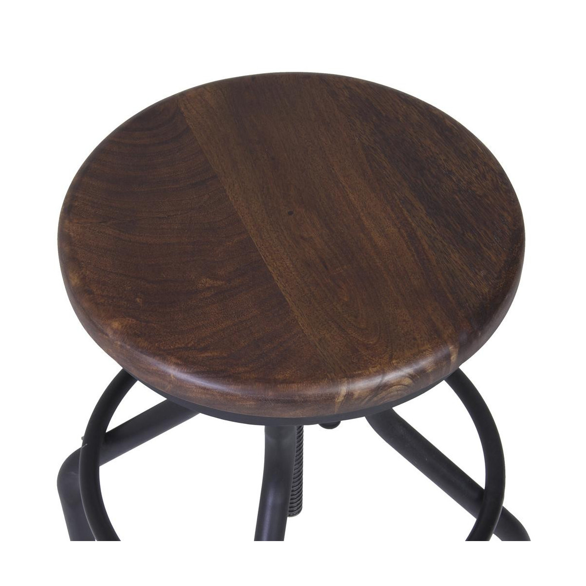 Tabouret - QUINQUENELLE marron, DECORATION D’AUTREFOIS