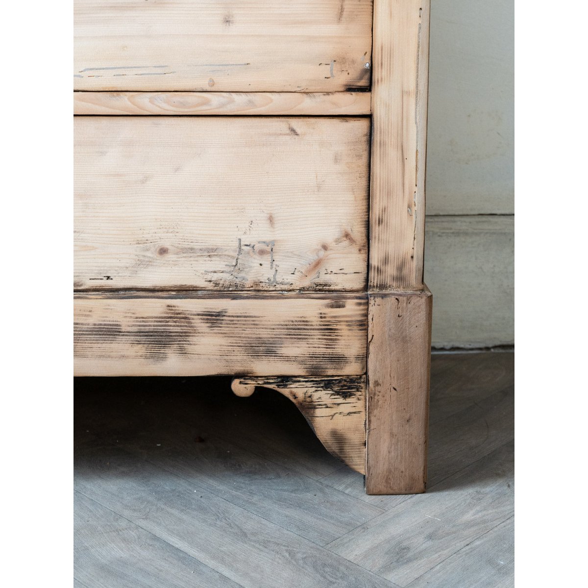 Commode ancienne en bois Garance N°737 - Bon état bois clair, DEBONGOUT