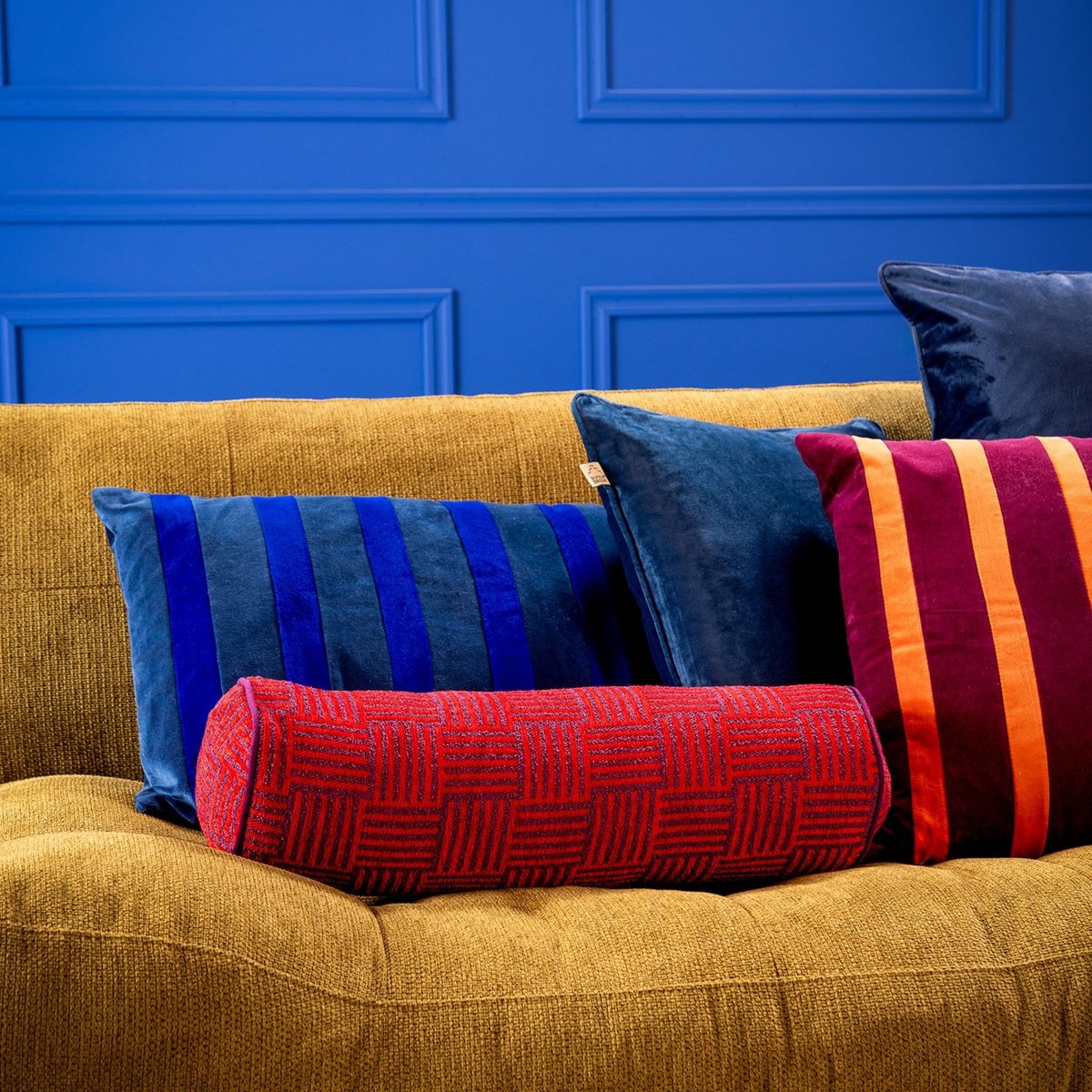 Coussin Venice bleu marine, DUTCH DECOR
