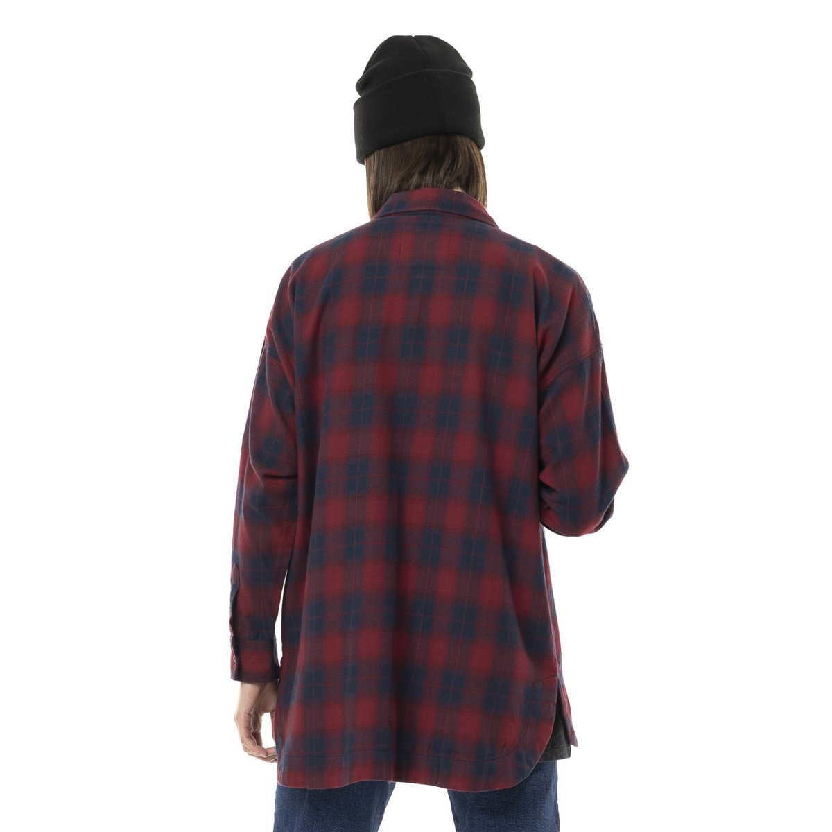 Veste coton PATCH rouge/bleu marine, VON DUTCH