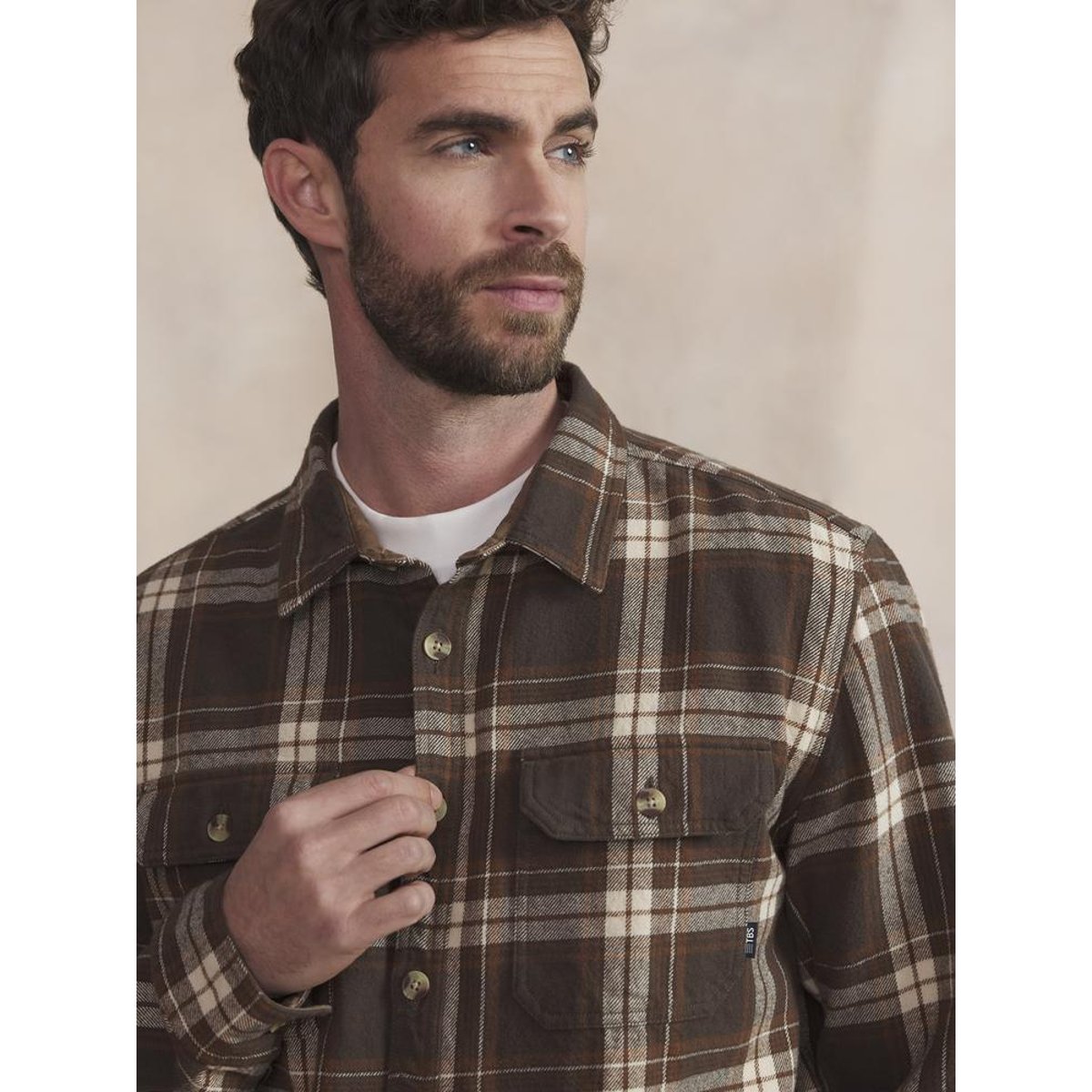 Chemise manches longues GAREKSUR bois, TBS
