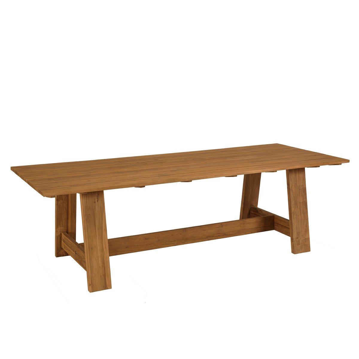 Table de jardin 250 cm en teck recyclé ORIA bois naturel, PIER IMPORT