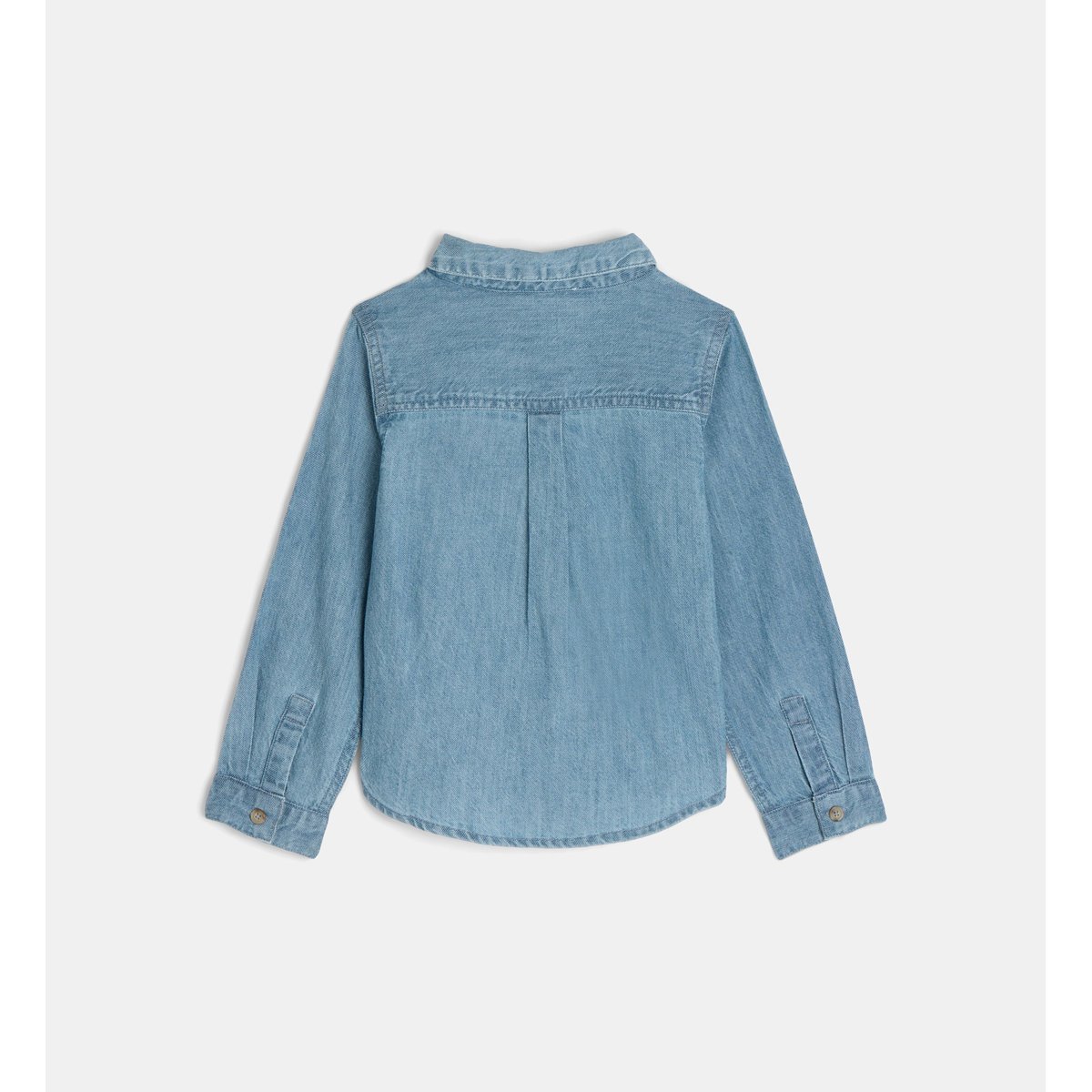 Chemise tatias coton denim bleu moyen, CADET ROUSSELLE