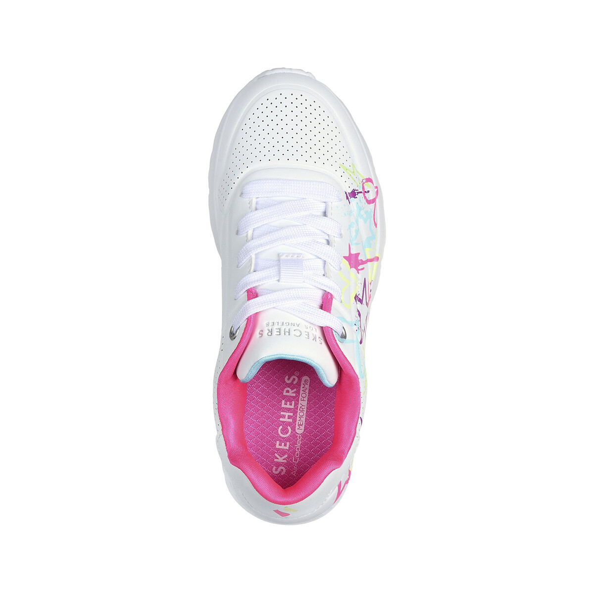 Baskets Uno Lite - My Drip blanc/multicolore, SKECHERS