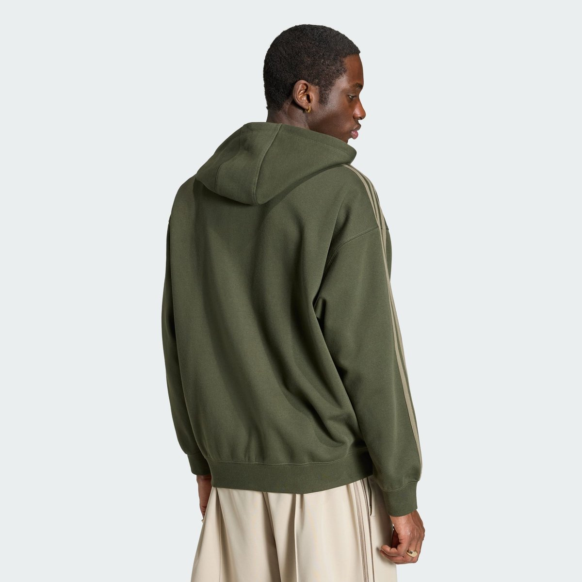 Veste À Capuche Zip Intégral Oversize Adidas Adicolor Veste À Capuche Zip Intégral Oversize Adidas Adicolor night cargo, adidas Originals