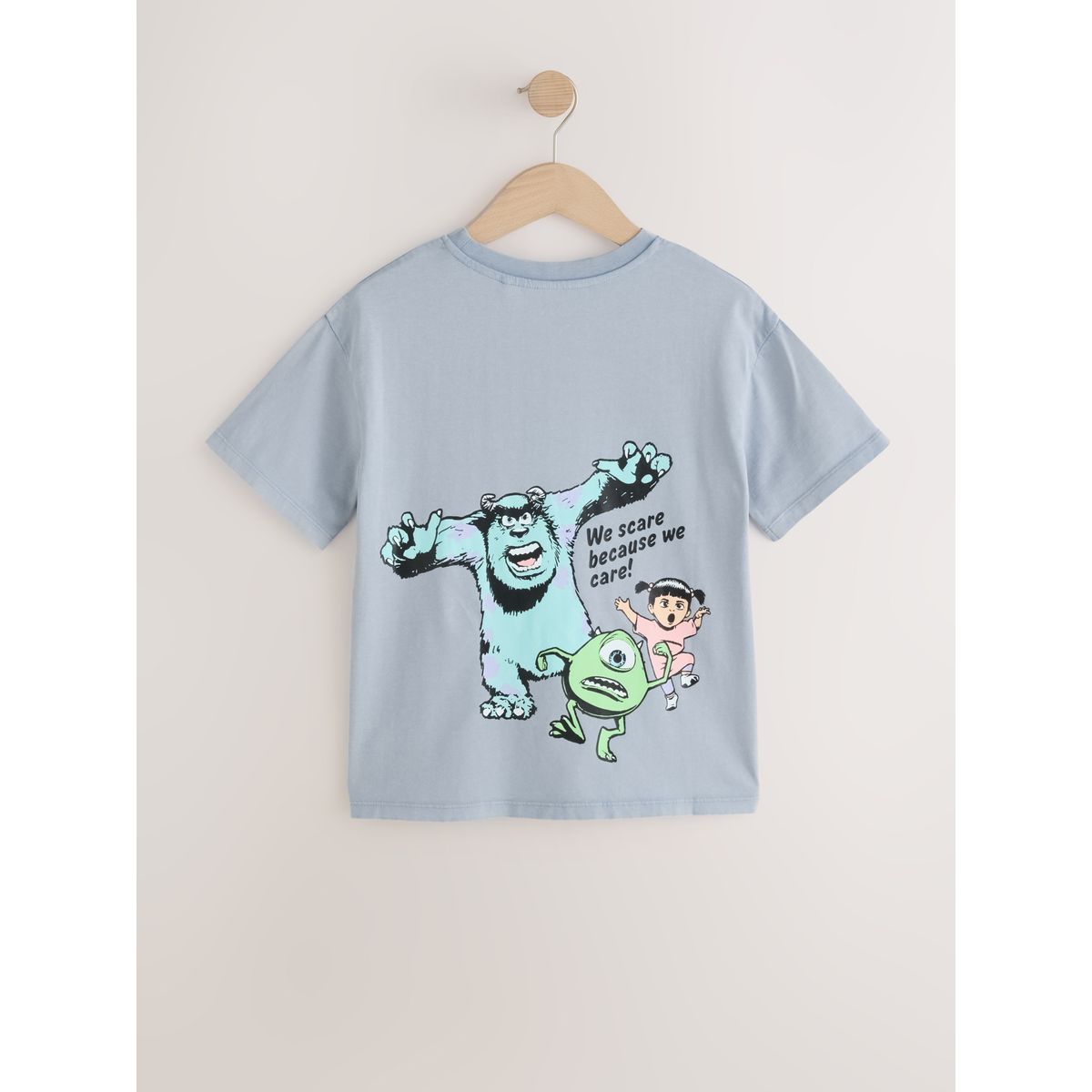 T-shirt oversize à motif charbon disney monstres et cie, NEXT