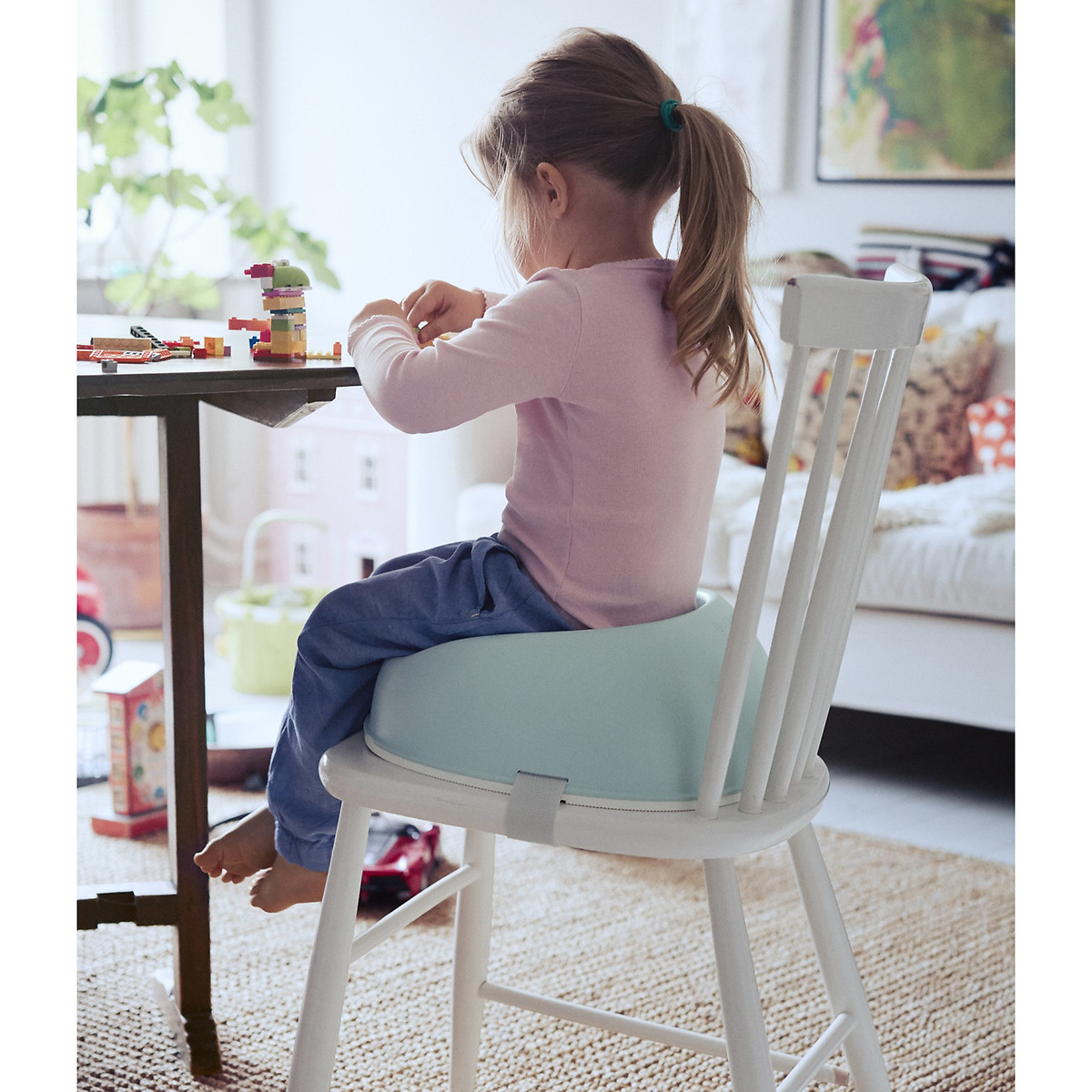 Rehausseur de chaise vert menthe, BABYBJORN