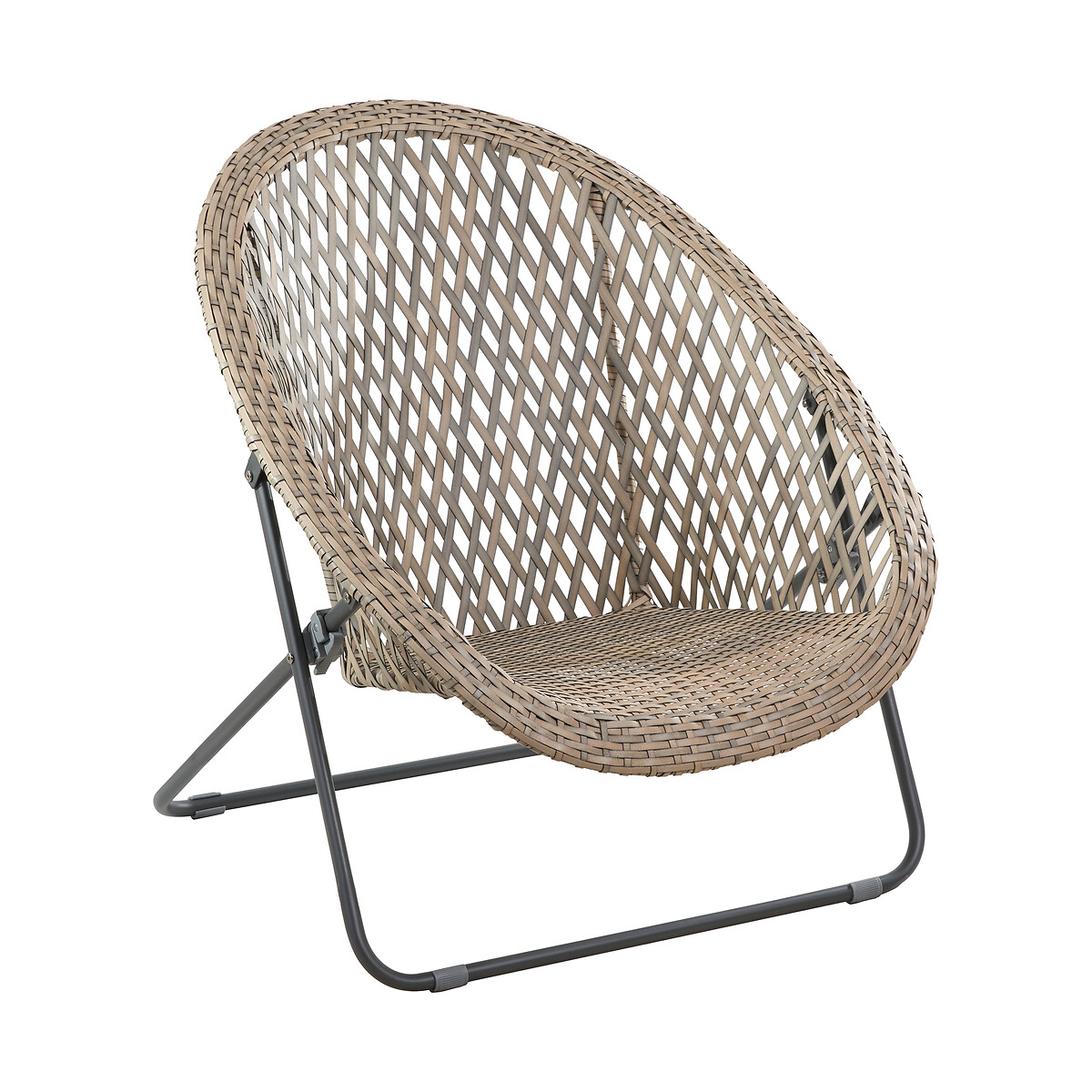 Tobs Outdoor Foldable Rattan Lounge Set grey, SO'HOME