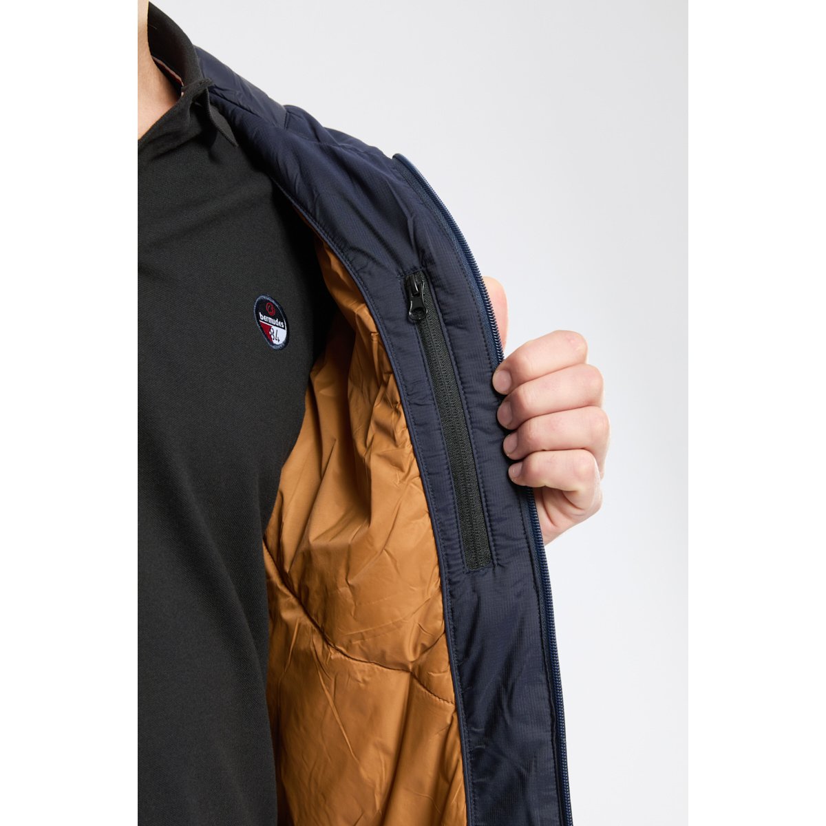 Blouson respirant en Thermolite® HARROW navy, BERMUDES