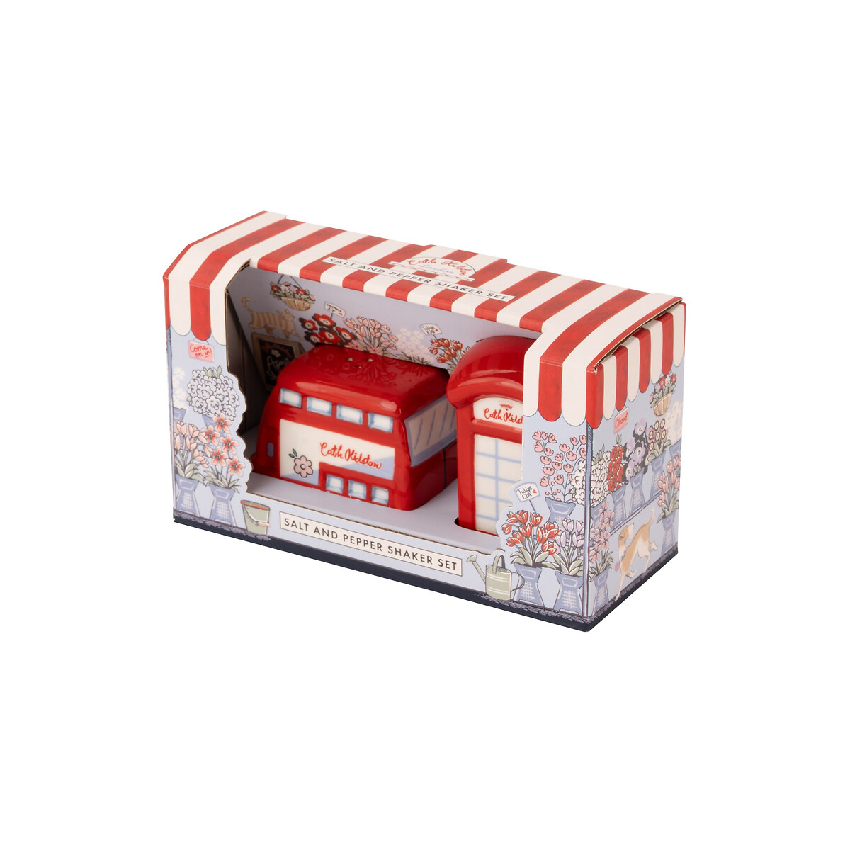 London Town Salt & Pepper Shakers red, CATH KIDSTON