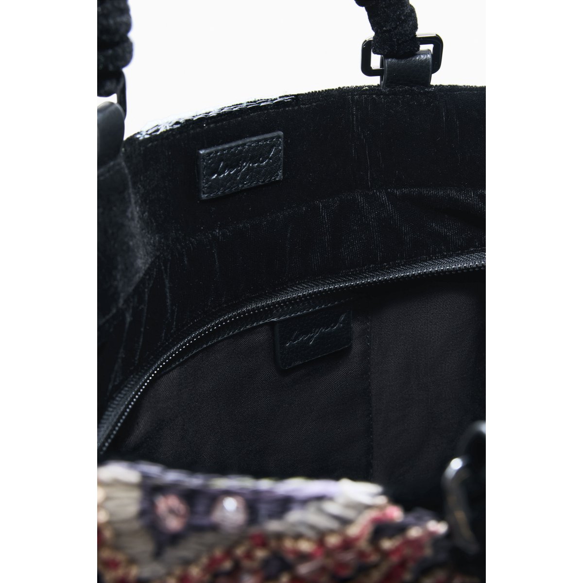 Sac à bandoulière moyen avec perles multicolore, DESIGUAL