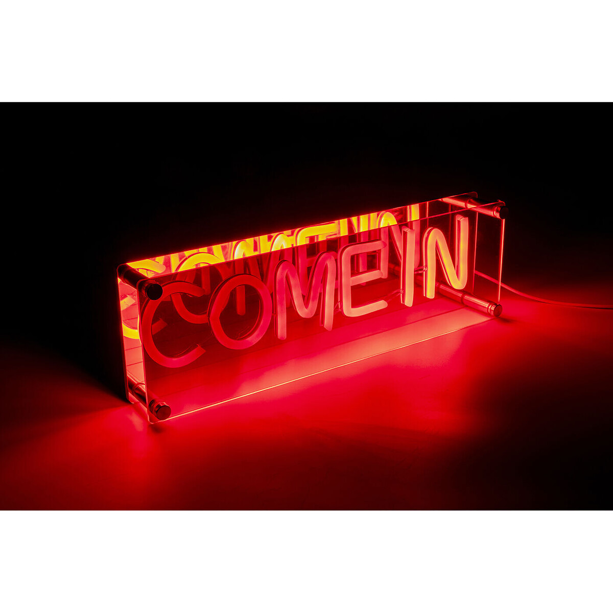 Lampe à poser LED Font COME IN rouge, KARE DESIGN