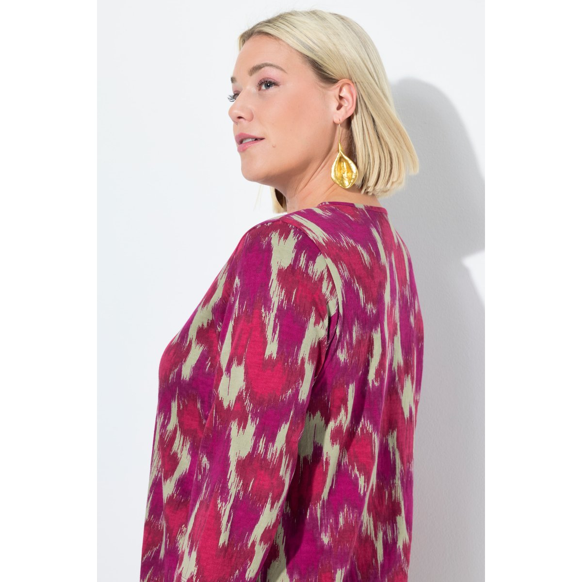 T-shirt coupe évasée noir, ULLA POPKEN