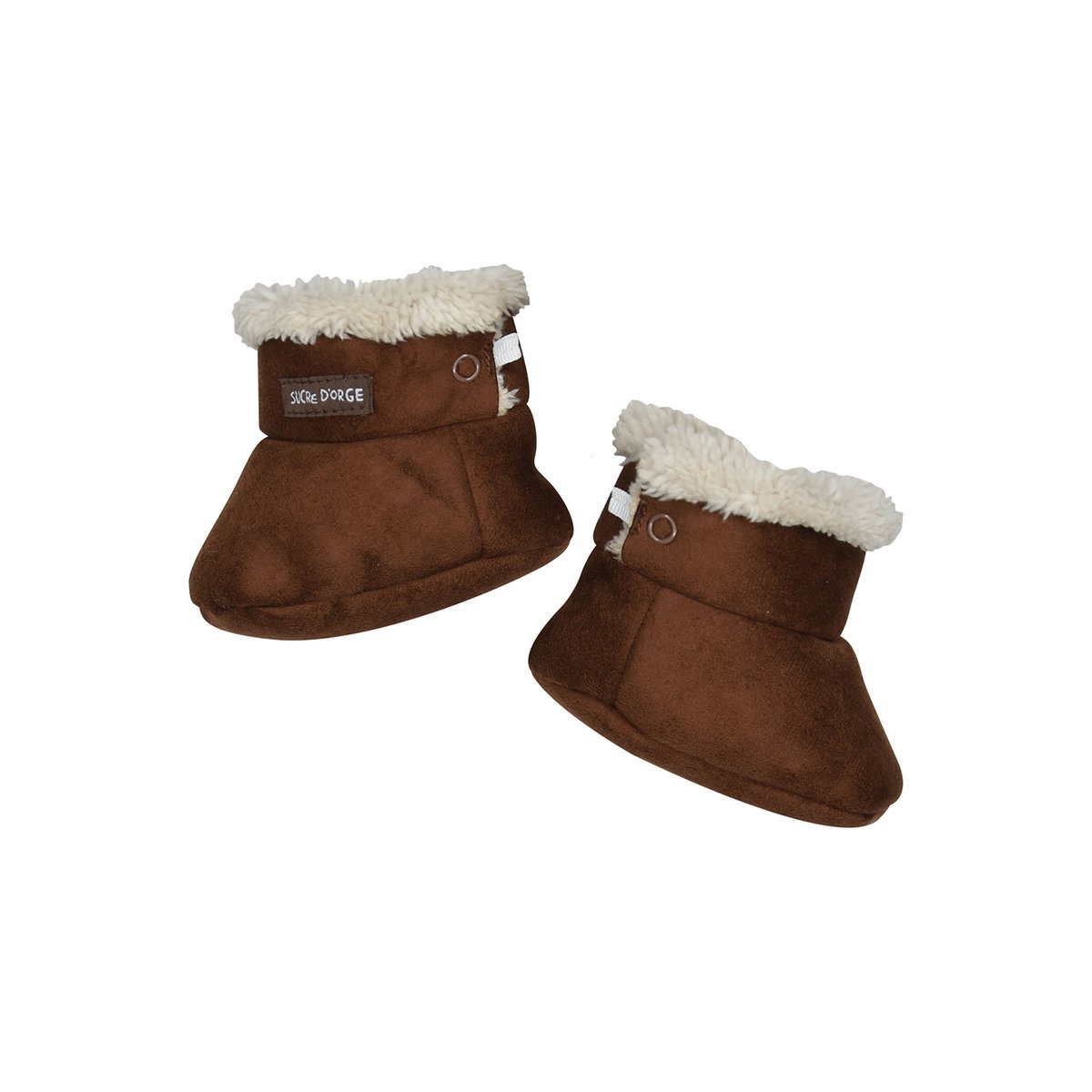 Chaussons bebe narius marron, SUCRE D'ORGE