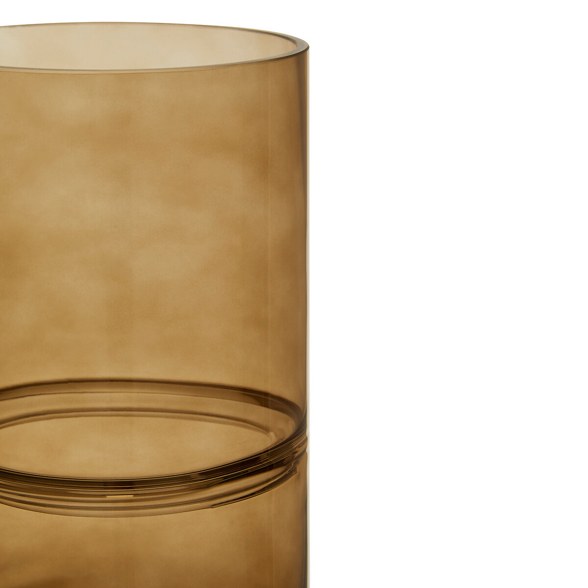 30cm Brown Optik Vase brown              , SO'HOME
