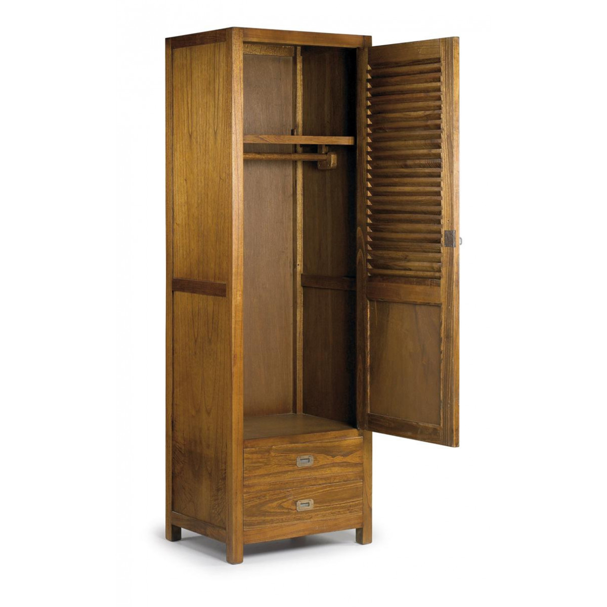 Armoire 2 tiroirs bronze - ONÉLINE marron, DECORATION D’AUTREFOIS