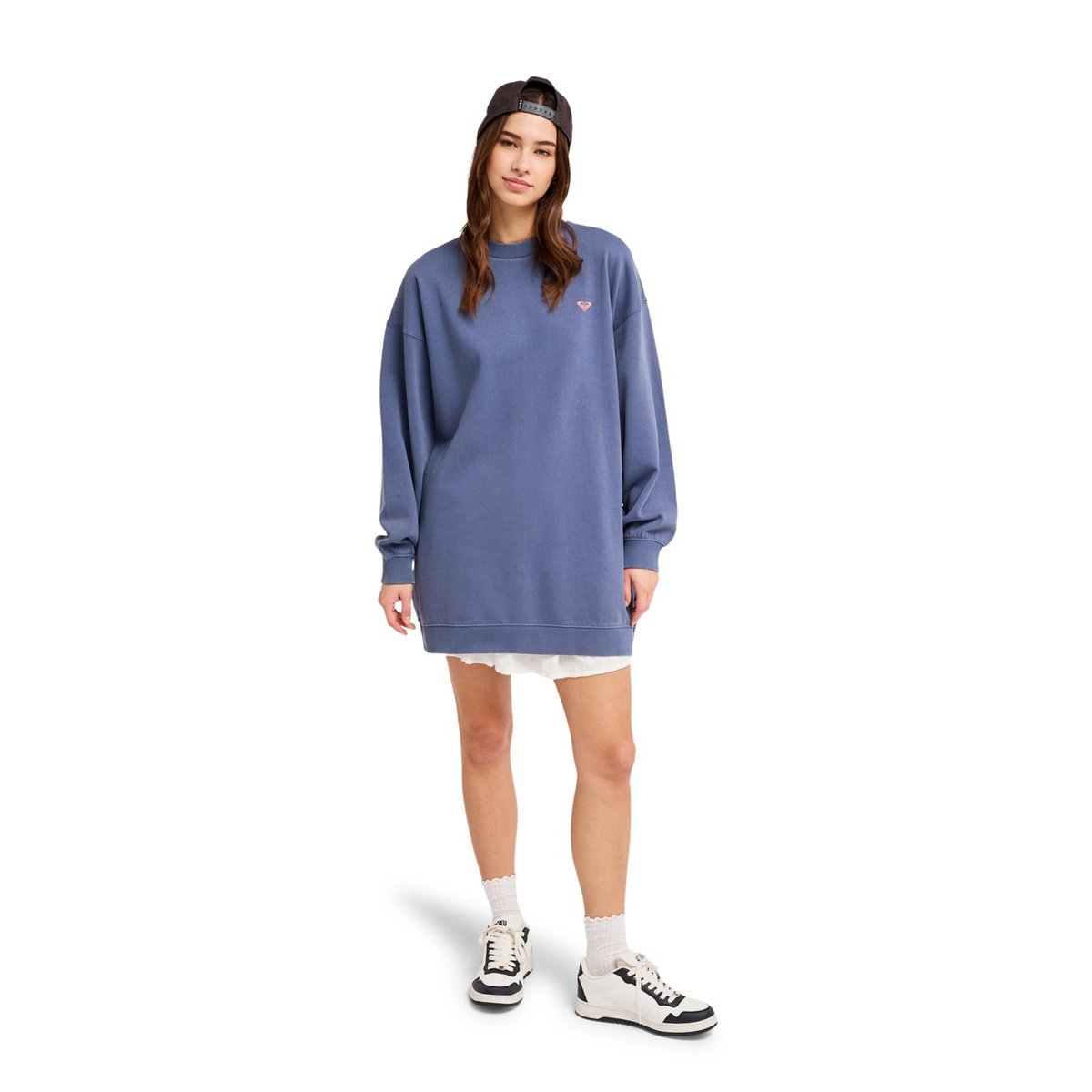 Robe sweat oversize SATURDAY NIGHT VIBES. bleu vintage indigo, ROXY