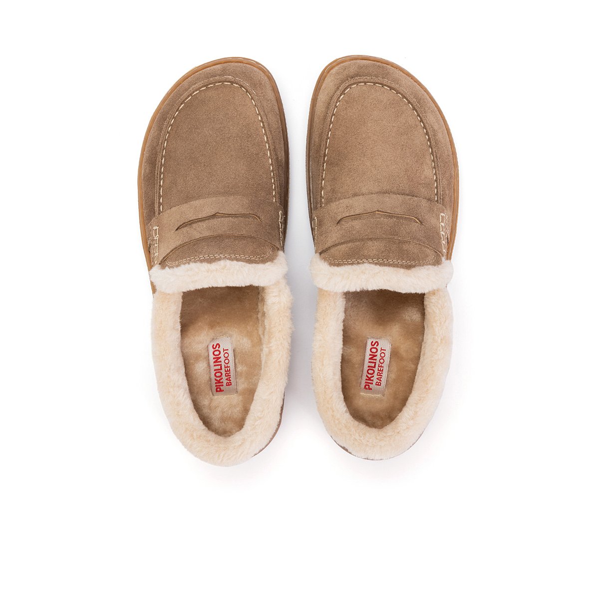 Sabots cuir Aranjuez Barefoot taupe, PIKOLINOS
