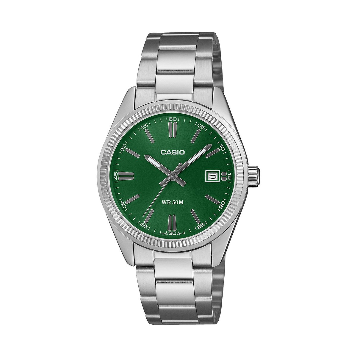 Montre Analogique CASIO VINTAGE argenté vert argenté, CASIO