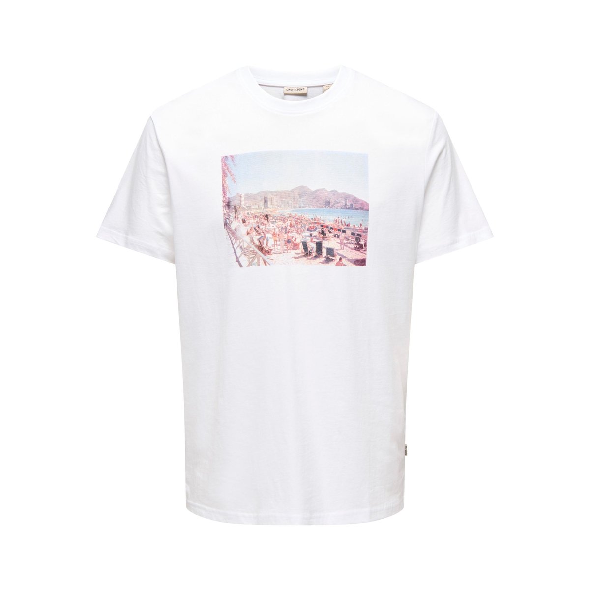 T-Shirt bright white 1, ONLY & SONS