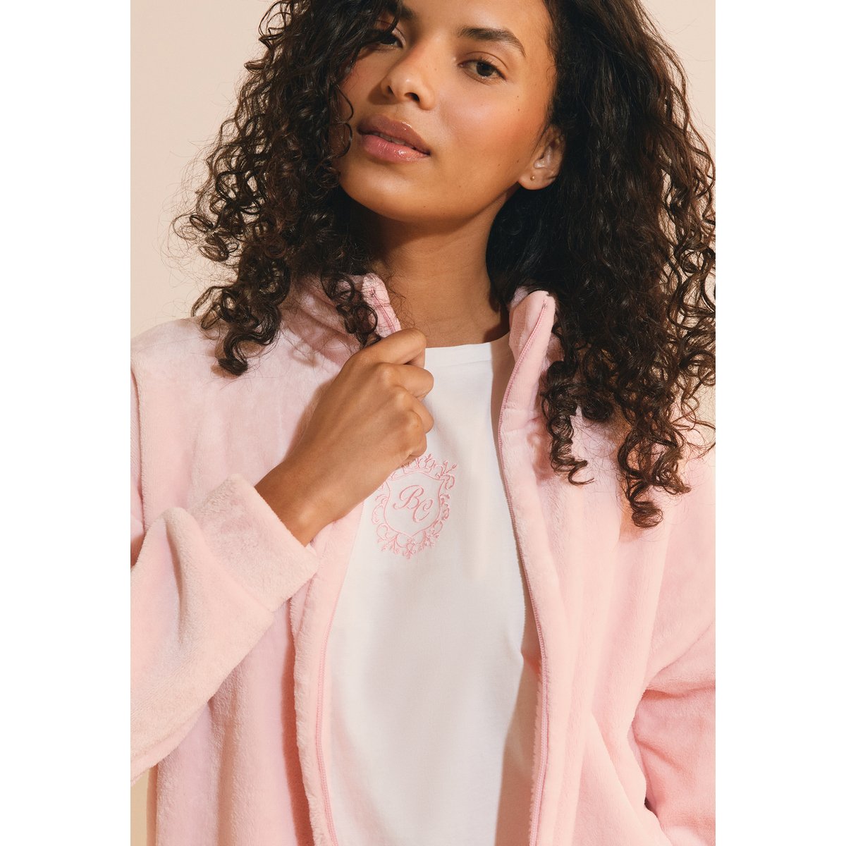 ETAM 3 PIECES ROSI - PYJAMA 3 PCS rose, ETAM