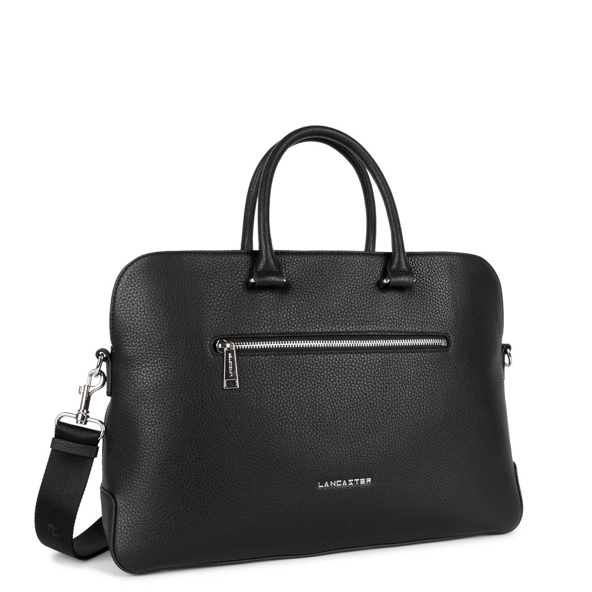 Sac cabas main GENTLEMEN HARRY noir, LANCASTER