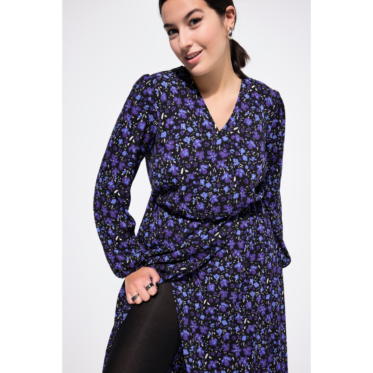 Rove maxi, silhouette en A bleu violet, STUDIO UNTOLD