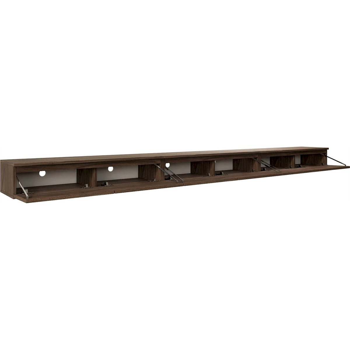 Meuble tv suspendu slim collection BEMMI noyer wisconsin, RECOLLECTION
