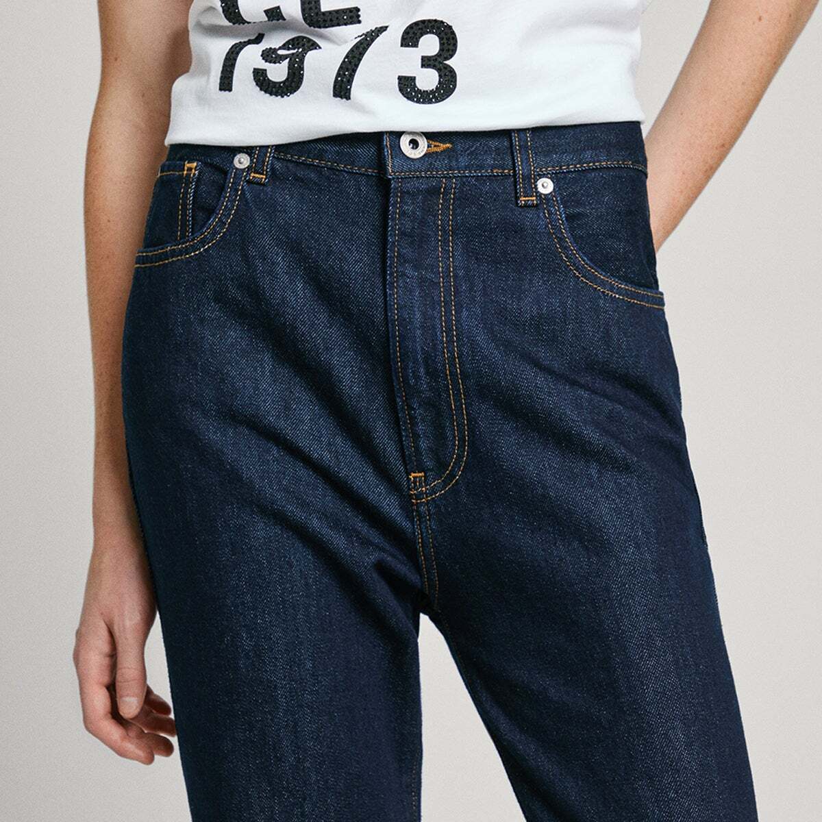 Jean Coupe Slim, Taille Haute - Betty rinse, PEPE JEANS