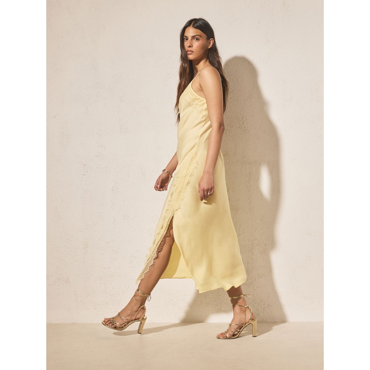 Sandales à brides et talon forever comfort® doré, NEXT