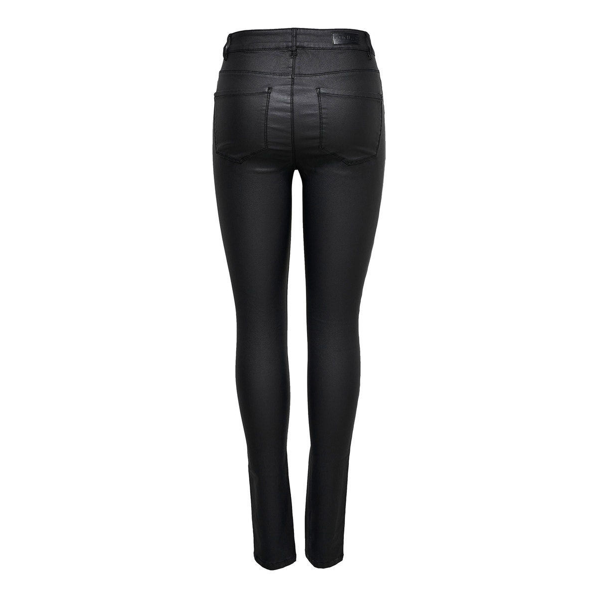Pantalon Slim Enduit 5 Poches Longueur 34 noir, ONLY
