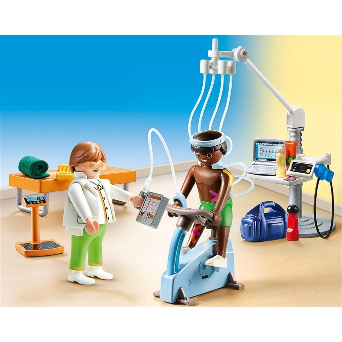 70195-71617 Set de 2 Playmobil set de 2 playmobil cabinet de kinésithérapeute + atelier de kinésithérapie, PLAYMOBIL
