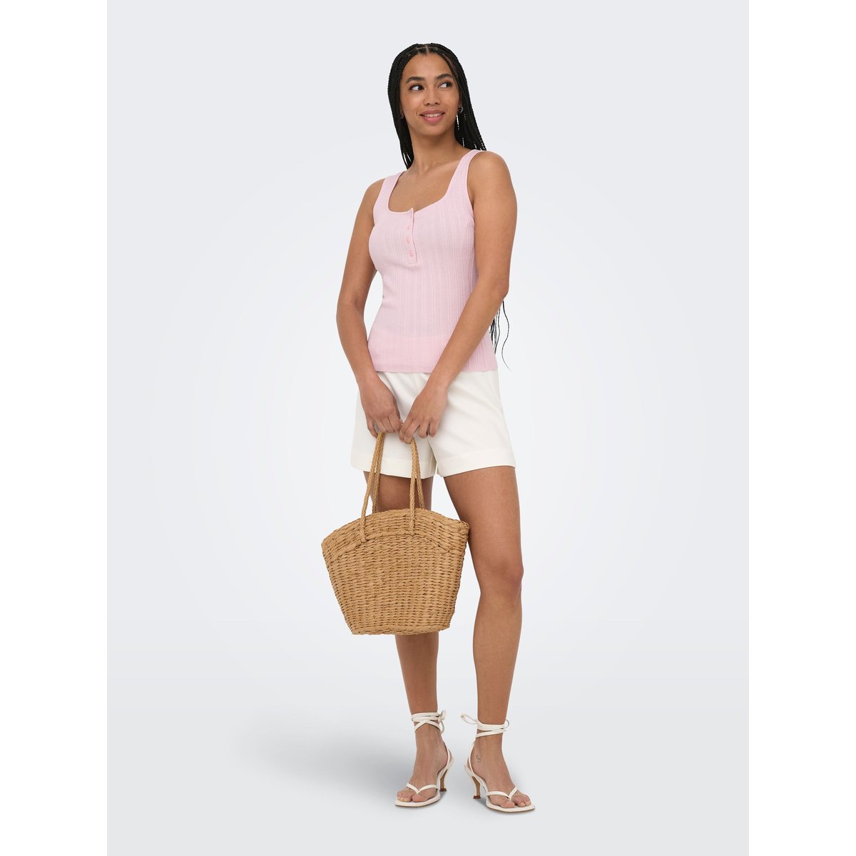 Top pale lilac, ONLY