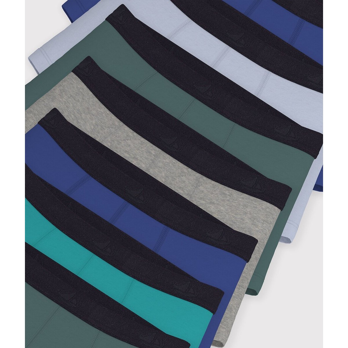 Pack of 7 Cotton Hipsters multi-coloured, PETIT BATEAU