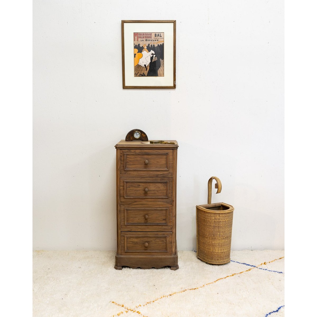 Chiffonnier en bois Valery N°55 - Bon état bois clair, DEBONGOUT