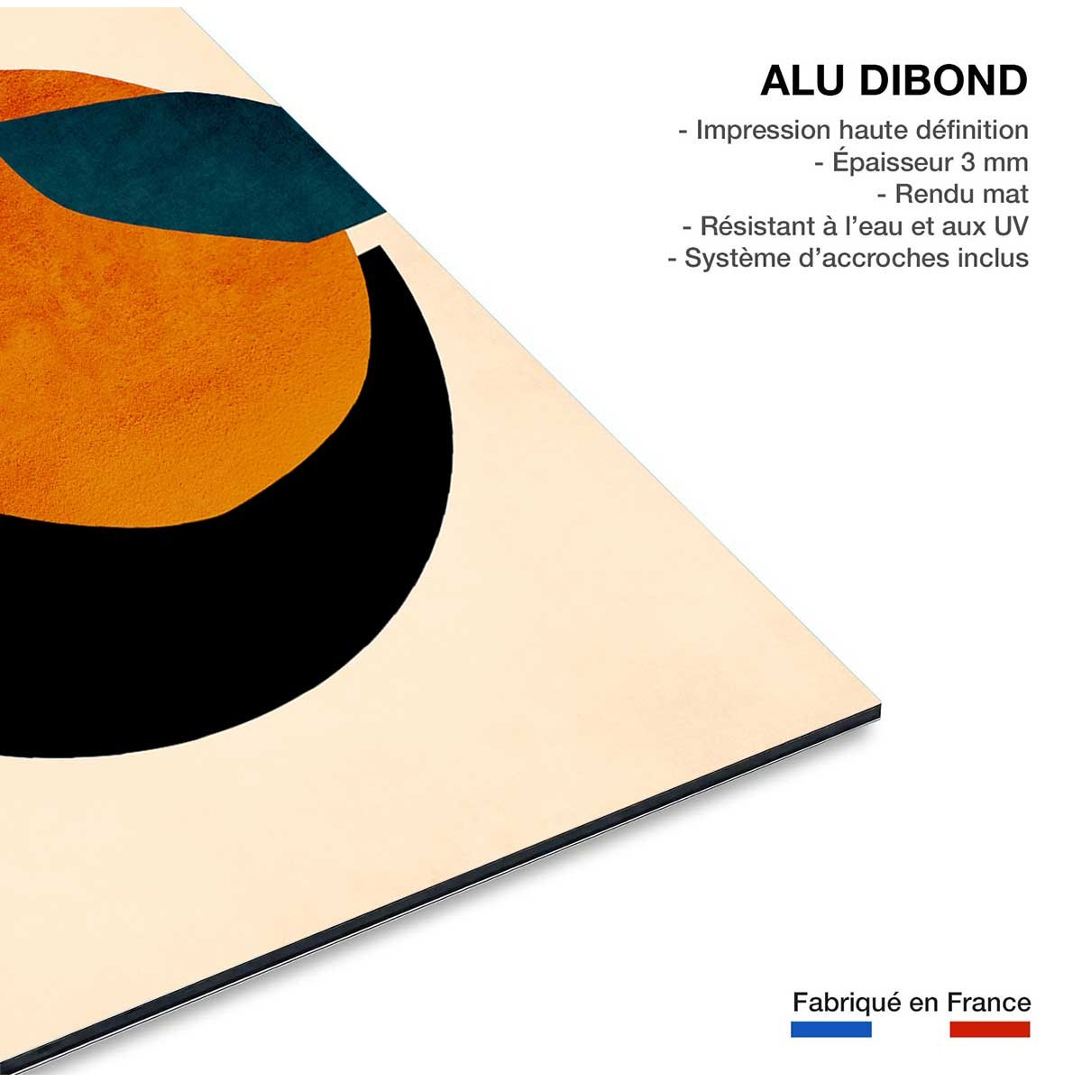 Tableau cuisine Pommes tableau alu dibond, HEXOA