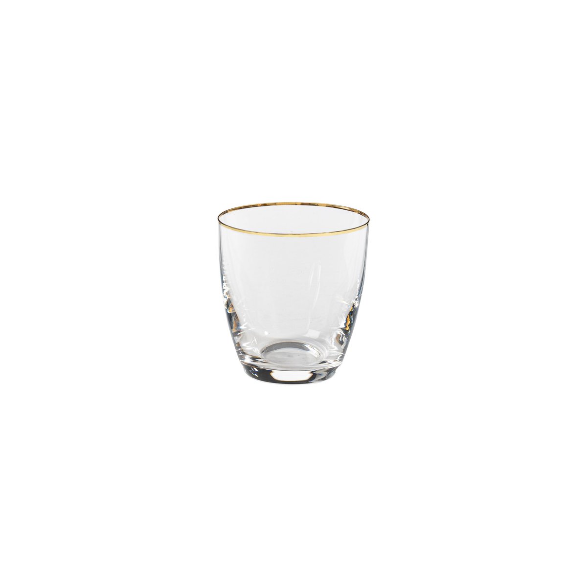 Set 6 Verres Bas avec Filet Doré Sensa, Casafina by COSTA NOVA clear-gold, COSTA NOVA