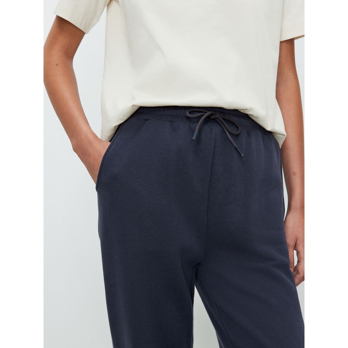 Pantalon de jogging à ourlets élastiques bleu marine, NEXT