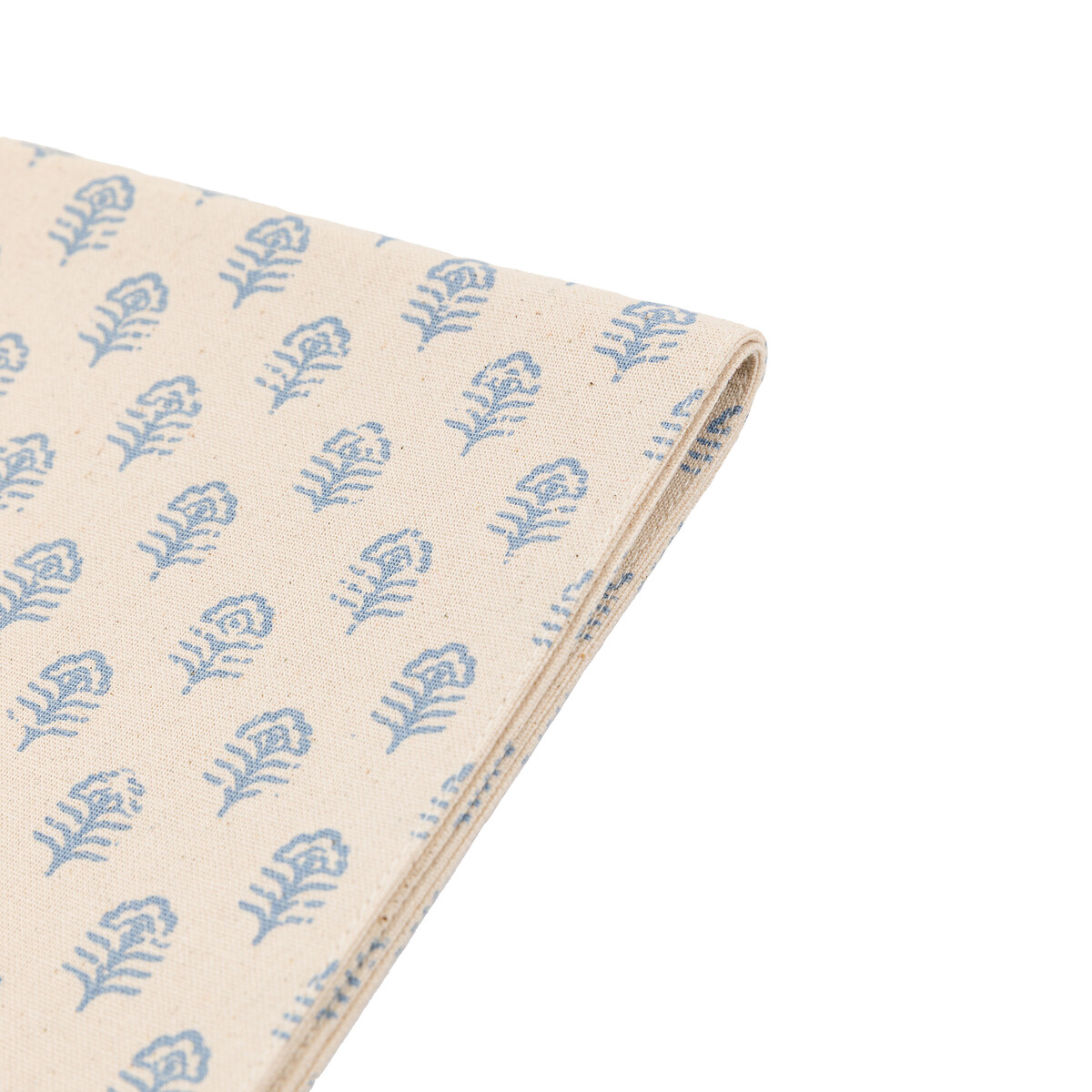 Flora Floral Stamp Table Runner - 36x180cm blue, ÉDITÉ