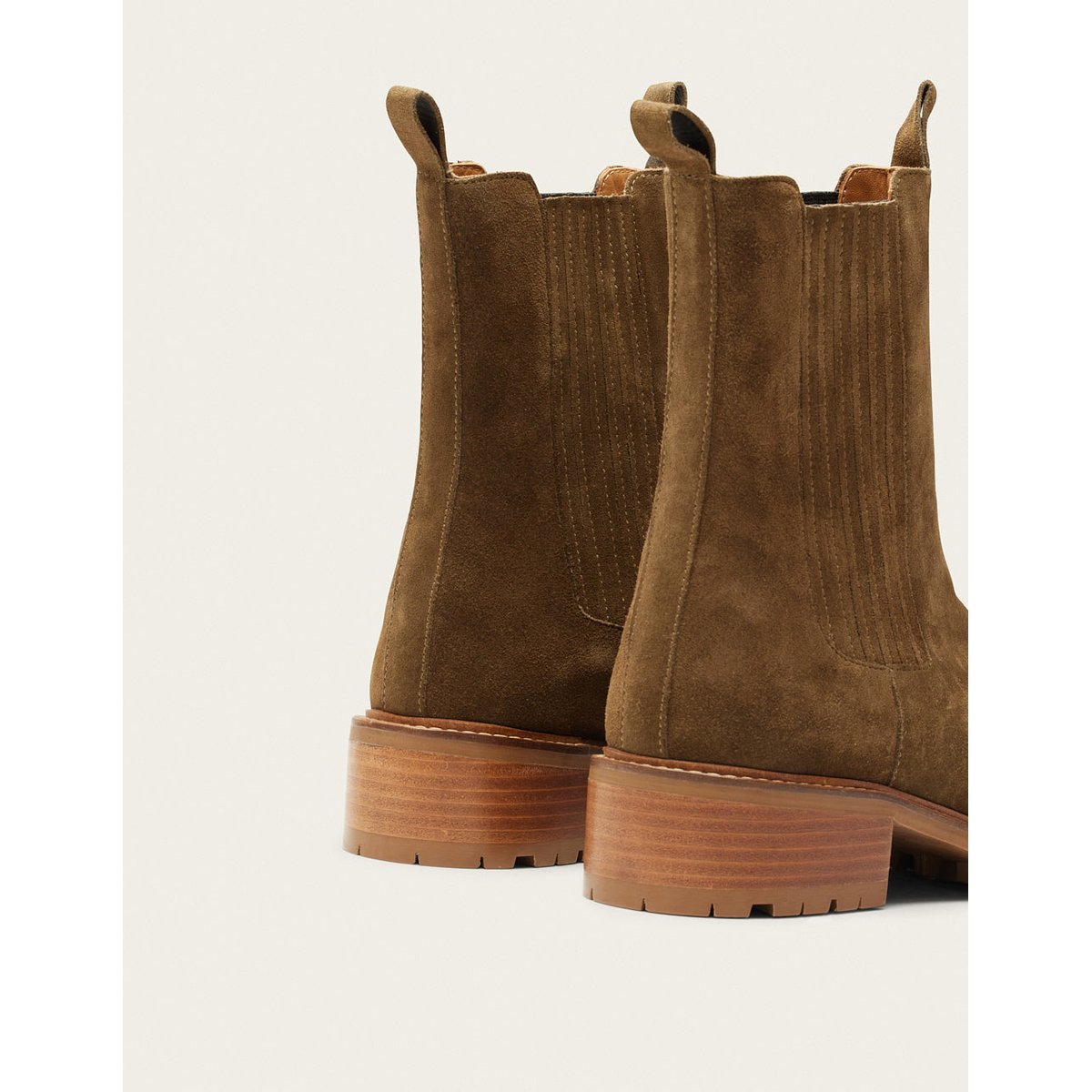 Bottines plates DORIANNE kaki, ODAJE