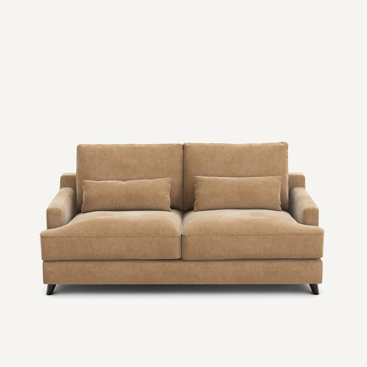 Divano Letto A 3 Posti Velluto Stonewashed Alwine Arredamento Divani La Redoute